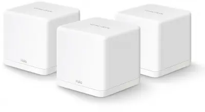 Бесшовный Mesh роутер Mercusys Halo H30G(3-pack) AC1200 10/100/1000BASE-TX белый (упак.:3шт)
