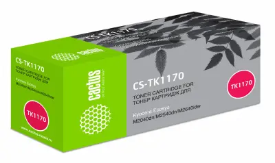 Картридж лазерный Cactus CS-TK1170 TK-1170 черный (7200стр.) для Kyocera Ecosys M2040dn/ M2540dn/M2640idw