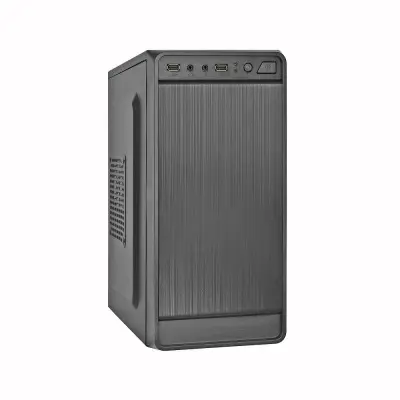 Exegate EX283123RUS Корпус Minitower ExeGate BAA-108 Black, mATX, <AAA350, 80mm>, 2*USB, Audio