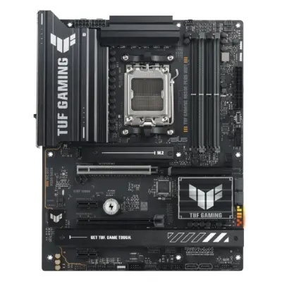 ASUS TUF GAMING B650E-PLUS WIFI (Socket AM5, ATX, 4xDDR5(256GB), DP/HDMI, 1xPCIe 5.0x16/1xPCIe 4.0x16/2xPCIe 4.0, 1xLAN (2.5GbE), Wi-Fi, BT, 4xSATA 6Gb/s, 3xM.2, 1xType-C, 3xUSB 3.2, 6xUSB 2.0)