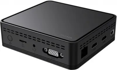 Неттоп Digma Mini Office Cel N4020 (1.1) 4Gb SSD256Gb UHDG 600 CR Windows 11 Professional GbitEth WiFi BT 36W черный (DPCN-4CXW01)