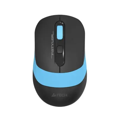 Мышь A4Tech Fstyler FG10S черный/синий оптическая (2000dpi) silent беспроводная USB для ноутбука (4b