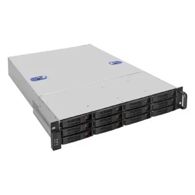 Exegate EX292490RUS Серверный корпус ExeGate Pro 2U660-HS12 <RM 19", высота 2U, глубина 660, без БП, 12xHotSwap, >