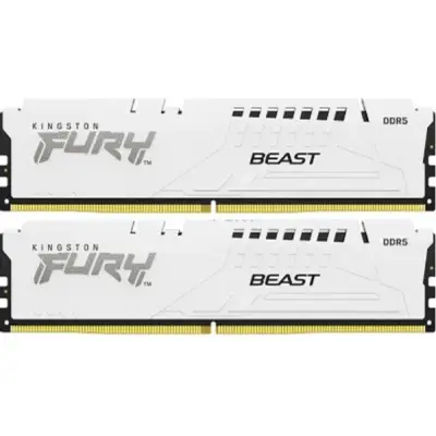 Kingston 32GB 5600MT/s DDR5 CL40 DIMM (Kit of 2) FURY Beast White XMP KF556C40BWK2-32