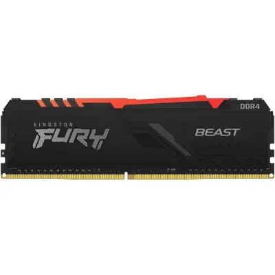 Память DDR4 16Gb 2666MHz Kingston KF426C16BB1A/16 Fury Beast RGB RTL Gaming PC4-21300 CL16 DIMM 288-pin 1.2В dual rank с радиатором Ret