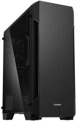 Корпус Zalman S3 TG черный без БП ATX 5x120mm 2xUSB2.0 1xUSB3.0 audio bott PSU