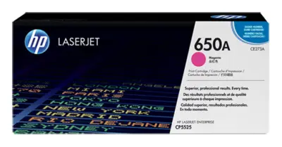 Картридж лазерный HP 650A CE273AC пурпурный (15000стр.) для HP LJ CP5520/5525 (техн.упак)