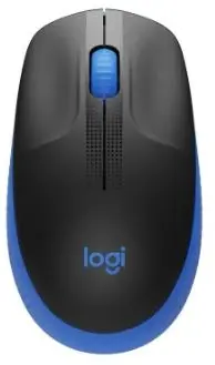 Мышь Logitech M190 темно-серый/синий оптическая (1000dpi) беспроводная USB (2but)
