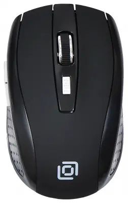 Oklick 455MW черный оптическая (1600dpi) беспроводная USB (6but) [945818]