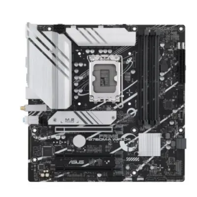 Материнская плата Asus PRIME B760M-A WIFI D4 Soc-1700 Intel B760 4xDDR4 mATX AC`97 8ch(7.1) 2.5Gg RAID+HDMI+DP