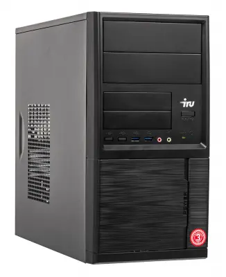 ПК IRU Office 313 MT i3 8100 (3.6) 8Gb SSD240Gb UHDG 630 Free DOS GbitEth 400W черный