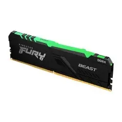 Память DDR4 8Gb 3200MHz Kingston KF432C16BBA/8 Fury Beast Black RGB RTL PC4-25600 CL16 DIMM 288-pin 1.35В single rank с радиатором Ret