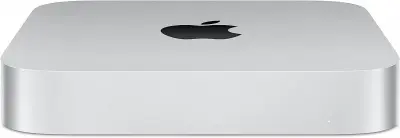 ПК Apple Mac mini A2686 slim M2 8 core 16Gb SSD256Gb 10 core GPU macOS GbitEth WiFi BT серебристый (Z16K000N9)