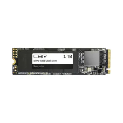 CBR SSD-001TB-M.2-BS24b, Внутренний SSD-накопитель, серия "Base", 1024 GB, 1TB, M.2 2280, PCIe 3.0 x4, NVMe 1.3, 3D TLC NAND, R/W speed up to 3300/2900 MB/s, TBW (TB) 500, OEM