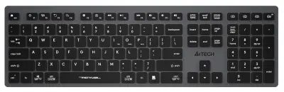 Клавиатура A4Tech Fstyler FBX50C черный USB беспроводная BT/Radio slim Multimedia (FBX50C GREY)
