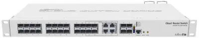Коммутатор MikroTik CRS328-4C-20S-4S+RM 4xКомбо(1000BASE-T/SFP) 20SFP 4SFP+ управляемый