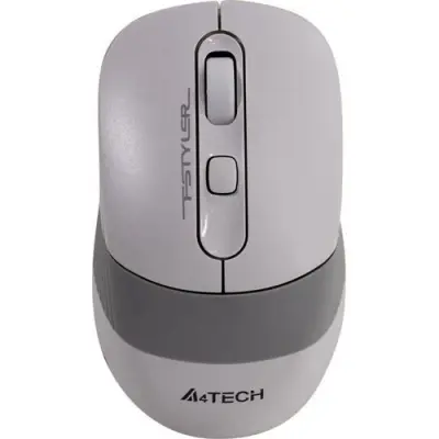 A-4Tech Мышь Fstyler FG10S Белый/серый оптическая (2000dpi) беспроводная USB [1204069]