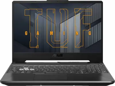 Ноутбук Asus TUF Gaming A15 FA506IC-HN042W Ryzen 5 4600H 8Gb SSD512Gb NVIDIA GeForce RTX 3050 4Gb 15.6" IPS FHD (1920x1080) Windows 11 Home grey WiFi BT Cam