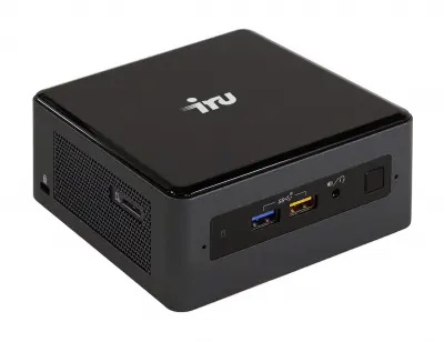 Неттоп IRU NUC 115 i5 8259U (2.3) 8Gb SSD240Gb Iris Graphics 655 CR Windows 10 Home Single Language 64 GbitEth WiFi BT 90W черный