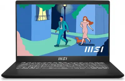 MSI Modern 14 C5M-011XRU [9S7-14JK12-011] black 14" {FHD Ryzen 5 5625U/8Gb/SSD512Gb/DOS}