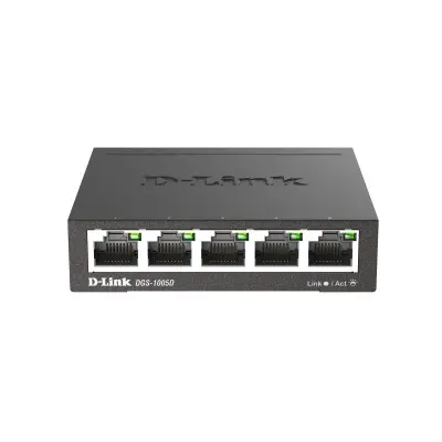Коммутатор D-Link DGS-1005D/R1A 5x1Гбит/с неуправляемый
