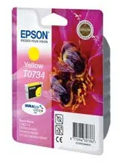 Картридж струйный Epson T0734 C13T10544A10 желтый (370стр.) (5.5мл) для Epson С79/СХ3900/4900/5900