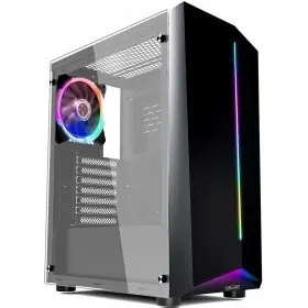 1STPLAYER R6-A-1R1 Корпус RAINBOW R6-A / ATX, tempered glass side panel / 1x 120mm LED fan inc. / R6-A-1R1