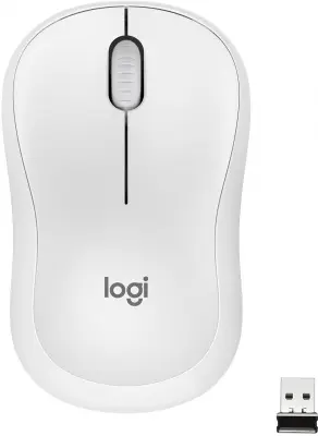 Мышь Logitech Silent M220-OFFWHITE белый оптическая (1000dpi) silent беспроводная USB для ноутбука (3but)