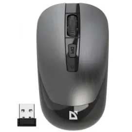 Defender Wave MM-995 { Беспроводная оптическая мышь,серый,4D,800-1600dpi,бесшумн } [52993]