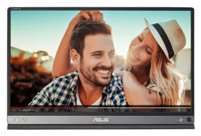Монитор Asus 15.6" Portable MB16AP темно-серый IPS LED 16:9 глянцевая 220cd 178гр/178гр 1920x1080 FHD USB