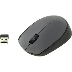 910-004646 Logitech Wireless Мышь беспроводная M170, Grey
