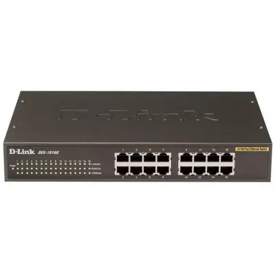 D-Link DES-1016D/H1A Неуправляемый коммутатор с 16 портами 10/100Base-TX