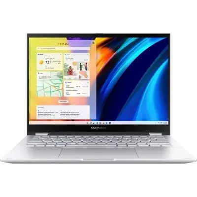 ASUS Vivobook S 14 Flip TN3402QA-LZ179 [90NB0WT2-M00880] Cool Silver 14" {WUXGA Touch Ryzen 5 5600H/16Gb/512Gb PCISSD/DOS}