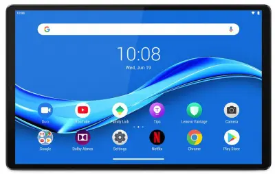 Планшет Lenovo Tab M10 Plus TB-X606X Helio P22T (2.3) 8C RAM4Gb ROM128Gb 10.3" IPS 1920x1200 3G 4G Android 9.0 серый 8Mpix 5Mpix BT GPS WiFi Touch microSD 256Gb 5000mAh