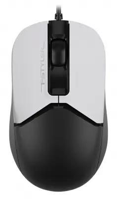 Мышь A4Tech Fstyler FM12 Panda белый/черный оптическая 1200dpi USB 3but