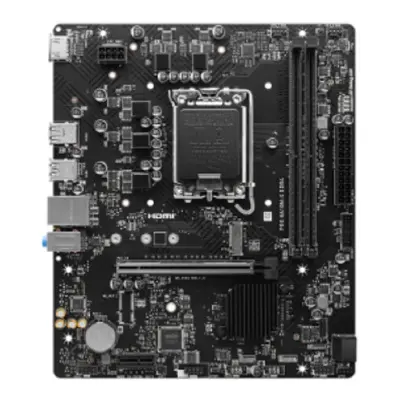 MSI PRO H610M-S DDR4 H610, LGA1700, 2*DDR4, 1*PCIEx16, 1*PCIEx1, 1*M.2, 2*USB3.2Gen1, 4*USB2.0, 2*SATA3.0, 1G, HDMI, M-ATX, RTL