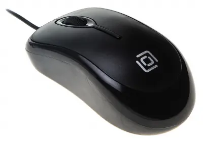Мышь Оклик 285M черный оптическая (1000dpi) USB (2but)