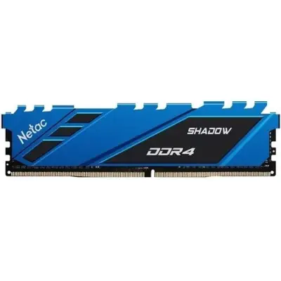 Память DDR4 8GB 2666MHz Netac NTSDD4P26SP-08B Shadow RTL PC4-21300 CL19 DIMM 288-pin 1.2В с радиатором Ret