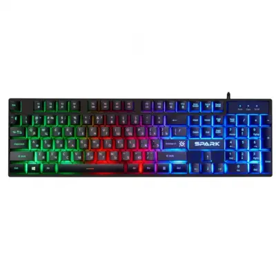 Defender Клавиатура Spark GK-300L RU [45300] {Проводная игровая, радужная подсветка}