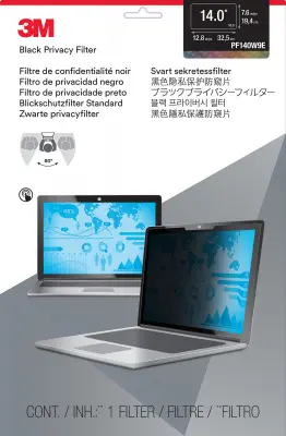 Экран защиты информации для ноутбука 3M PF140W9E (7100207875) 14" черный