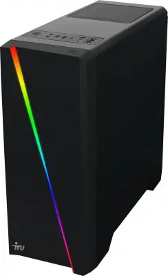 ПК IRU Game 510B5GE MT i5 10400F (2.9) 16Gb 1Tb SSD250Gb GTX1660 Super 6Gb Free DOS GbitEth 500W черный