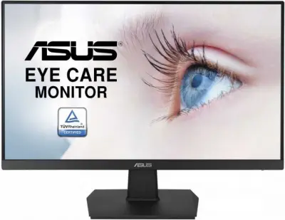 ASUS LCD 23.8" VA24EHE черный {IPS 1920x1080 75Hz 5ms 8bit 178/178 250cd 1000:1 16:9 D-Sub DVI HDMI VESA} [90LM0560-B01170/90LM0569-B01170]