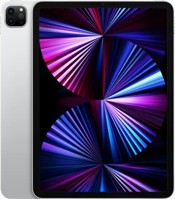 Планшет Apple iPad Pro 2021 A2377 M1 8C RAM8Gb ROM512Gb 11" IPS 2388x1668 iOS серебристый 12Mpix 12Mpix BT WiFi Touch 10hr