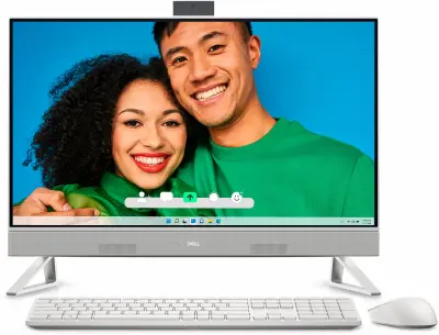 Моноблок Dell Inspiron 7710 27" Full HD i7 1255U (1.7) 16Gb 1Tb SSD512Gb MX550 2Gb CR Windows 11 Professional GbitEth WiFi BT клавиатура мышь Cam серебристый 1920x1080