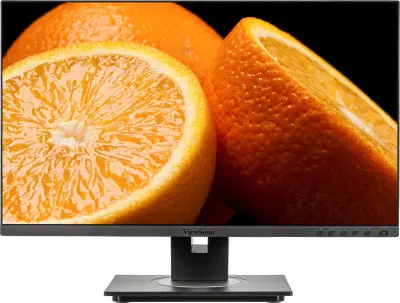 Монитор ViewSonic 23.8" VG2455 черный IPS LED 16:9 HDMI M/M матовая HAS Piv 250cd 178гр/178гр 1920x1080 VGA DP FHD USB 6.4кг