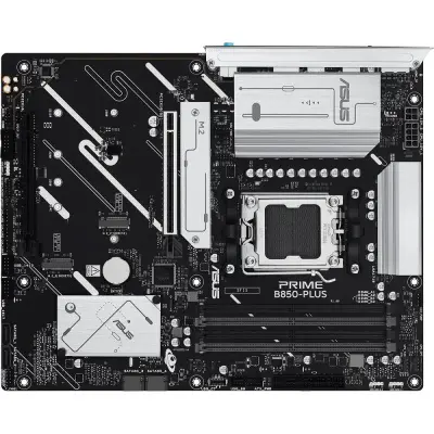 ASUS PRIME B850-PLUS (Socket AM5, ATX, 4xDDR5(256GB), DP/HDMI, 1xPCIe 5.0x16/1xPCIe 4.0x16, 1xLAN (2.5GbE), 4xSATA 6Gb/s, 3xM.2, 1xType-C, 5xUSB 3.2, 2xUSB 2.0)