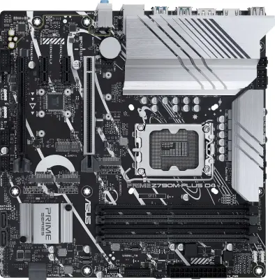 ASUS PRIME Z790M-PLUS D4 RTL {LGA1700, Z790, 4*DDR4, HDMI+DVI+DP, CrossFireX, SATA3 + RAID, Audio, Gb LAN, USB 3.2, USB 2.0, COM*1 header (w/o cable), mATX}