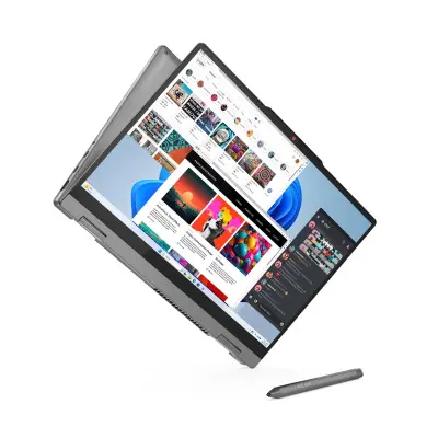 Ноутбук Lenovo IdeaPad 5 14IRH9 Core i7 13620H 16Gb SSD512Gb Intel UHD Graphics 14" OLED Touch WUXGA (1920x1200) без ОС grey WiFi BT Cam (83KX0041PS)