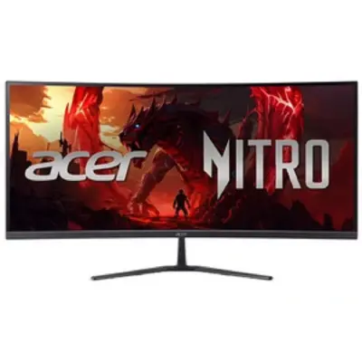LCD Acer 34" ED340CURW0biip {VA Curved 1500R 3440x1440 240Hz 1/5ms 21:9 250cd 2xHDMI2.1 DisplayPort1.4 FreeSync(Premium) HDR10 Vesa}