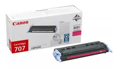 Картридж лазерный Canon 707M 9422A004 пурпурный (2000стр.) для Canon LBP-5000/5100